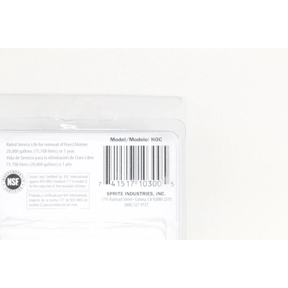 Sprite Showers‎ High Output Replacement Shower Filter Cartridge Model HOC